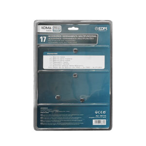 KIT 17 ACCESORIOS PARA HERRAMIENTA MULTIFUNCIONAL 08765 KOMA TOOLS
