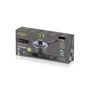 CAZO Ø16x8.0cm ALUMINIO FUNDIDO IND CON TAPA BISTRO GREY SG6424 SAN IGNACIO