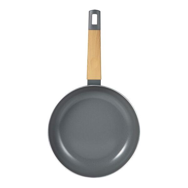SARTEN 28 x 6,4 cm ALUMINIO PRENSADO IND EARTH GREY SG-6753 SAN IGNACIO - Imagen 2