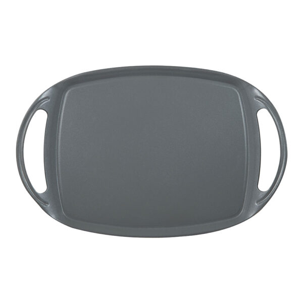 ASADOR 36,9 x 24,6 cm ALUMINIO FORJADO IND EARTH GREY SG-6755 SAN IGNACIO - Imagen 2
