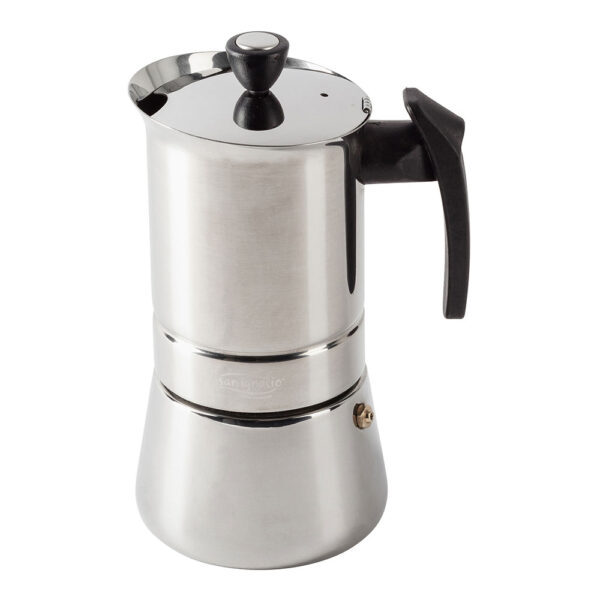 CAFETERA 6 TAZAS ACERO INOX MOODS SG-3594 SAN IGNACIO