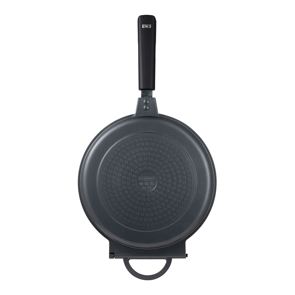 SARTÉN DOBLE REDONDA 26 x 6 cm ALU IND FORJADO POLARIS SG-6484 SAN IGNACIO - Imagen 3