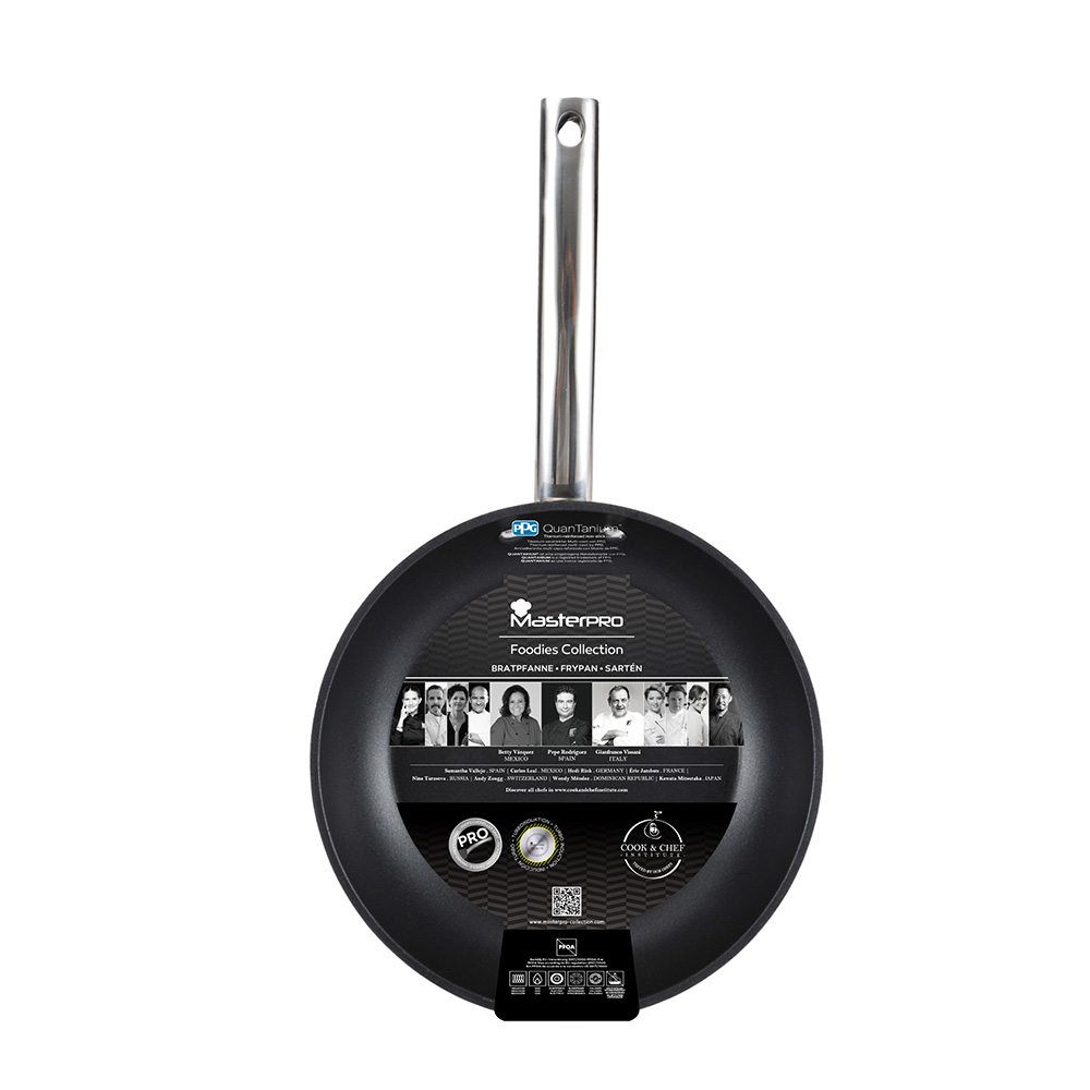 SARTEN Ø24x5,0cm DE ALUMINIO FORJADO FOODIES BGMP-3551 MASTERPRO - Imagen 4