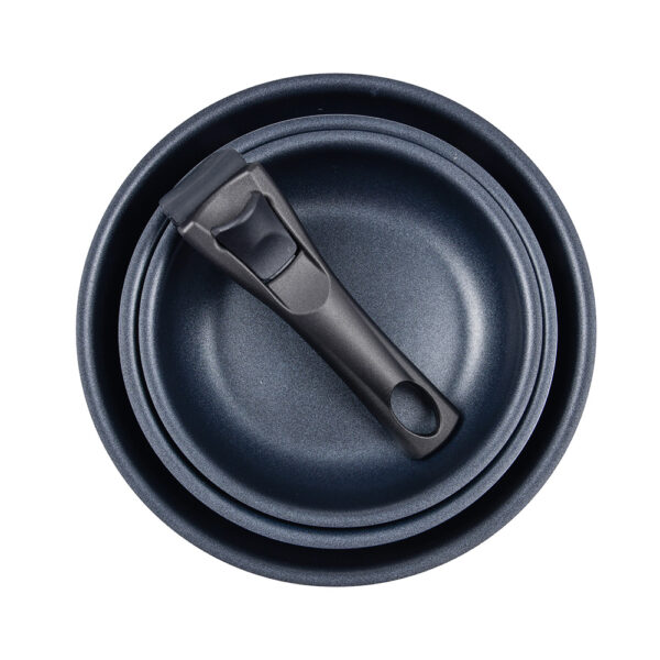 SET 3 SARTENES (Ø18+Ø20+Ø24cm) CLICK & COOK - Imagen 2