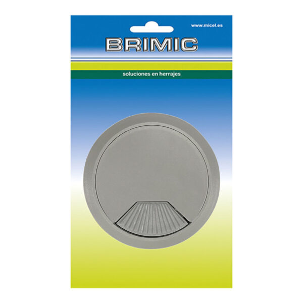BLISTER TAPON PASACABLES TPC01 Ø60x22mm GRIS 90232 MICEL