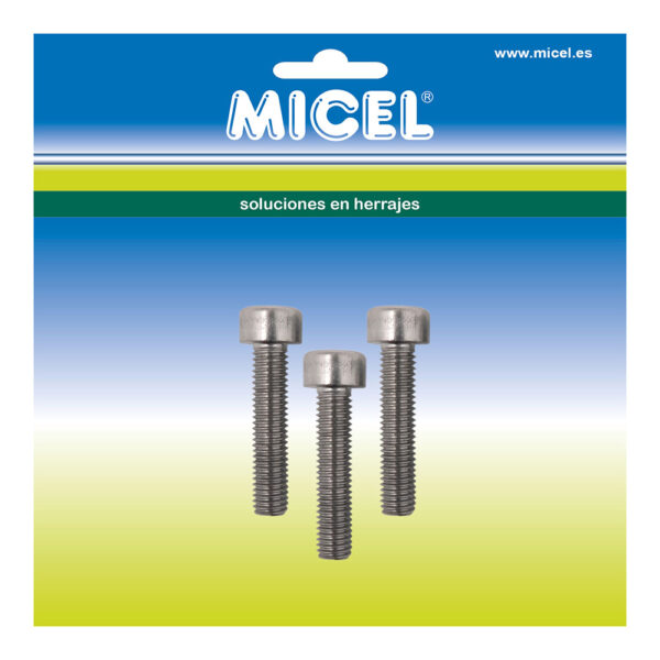 SET DE 3 TORNILLOS MAQUINA ENROLLAR TOLDO TLD27 6x30mm 92597 MICEL