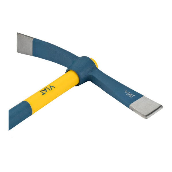 ALCOTANA HACHA-PALA CON MANGO DE FIBRA BIMATERIAL PARA GOLPEO Y PICADO DE PAREDES. VT932 VIAT - Imagen 3