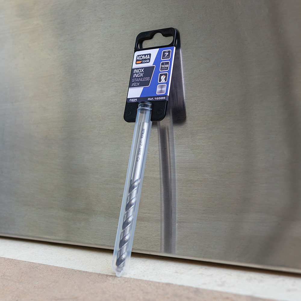 BROCA CILÍNDRICA CORTA HSSE DIN-338N INOX 7,50mm IZ27536 KOMA TOOLS (IZAR) - Imagen 3