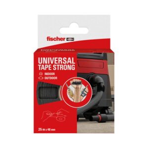 CINTA AMERICANA NEGRA 25m x 48mm 560903 FISCHER