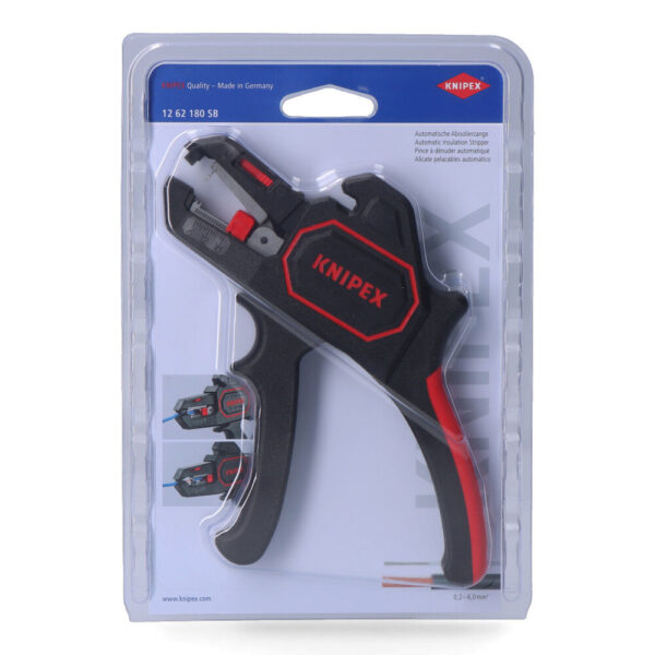 ALICATES PELACABLES AUTOMÁTICOS 180x75x21mm.1262180SB KNIPEX - Imagen 2