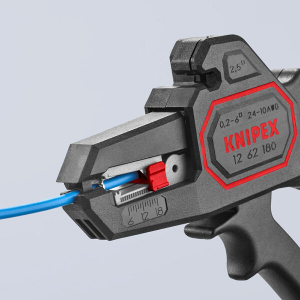ALICATES PELACABLES AUTOMÁTICOS 180x75x21mm.1262180SB KNIPEX - Imagen 5
