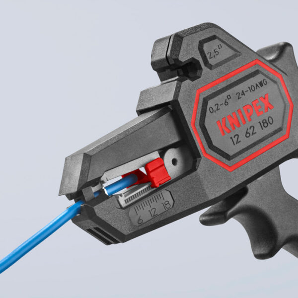 ALICATES PELACABLES AUTOMÁTICOS 180x75x21mm.1262180SB KNIPEX - Imagen 7