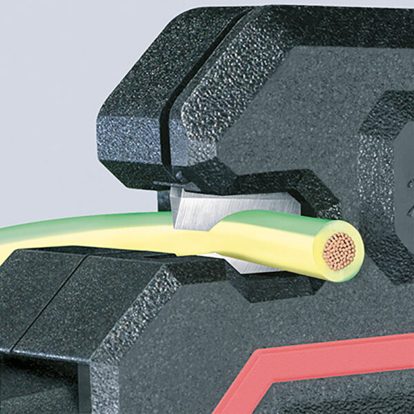 ALICATES PELACABLES AUTOMÁTICOS 180x75x21mm.1262180SB KNIPEX - Imagen 9