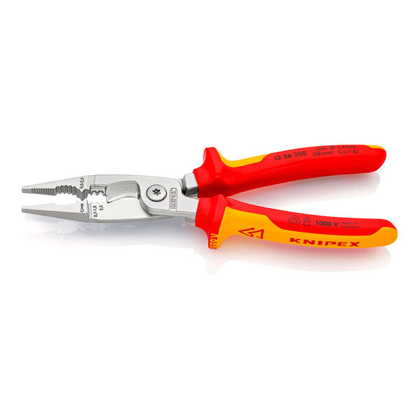 ALICATES PARA INSTALACIONES ELÉCTRICAS 200x85x20mm 1386200SB KNIPEX - Imagen 3