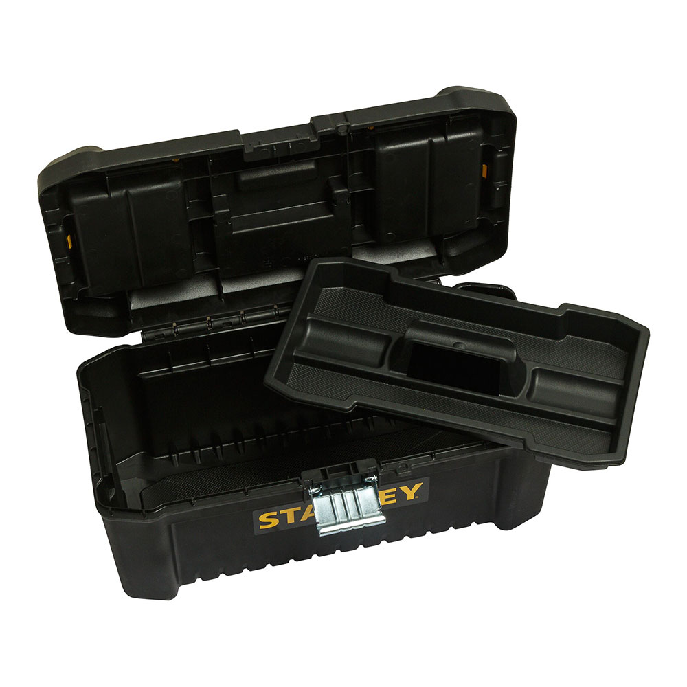 CAJA DE HERRAMIENTAS DE PLÁSTICO 16"/40cm CON CIERRE DE METAL STST1-75518 STANLEY - Imagen 2
