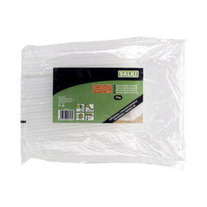 BARRAS DE COLA PARA USO UNIVERSAL Ø12x195mm TRANSLÚCIDA 4322103 BOLSA 1kg. SALKI