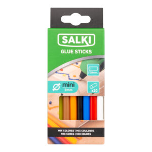 BARRAS DE COLA DECORACIÓN Y HOBBY Ø8x120mm MIX COLORES 20431088  BLISTER 20 unid. SALKI