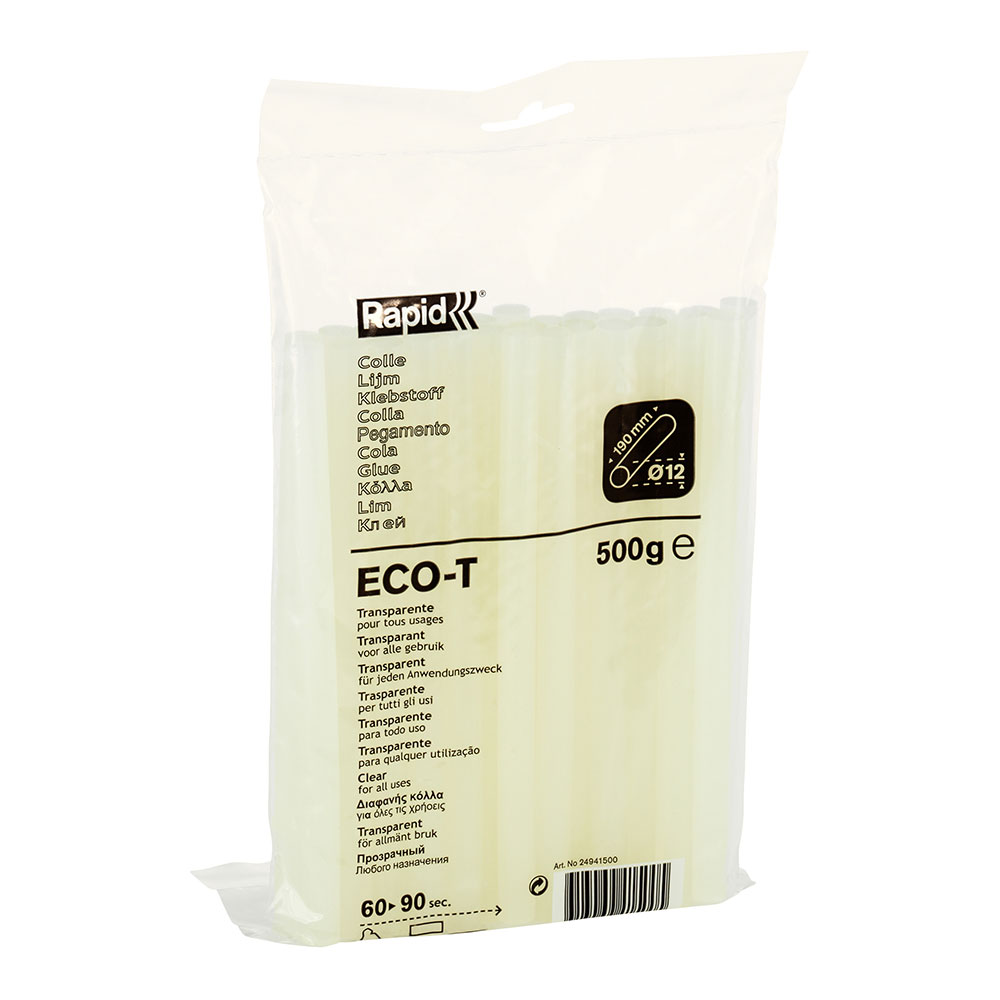 COLA 500g ECO T Ø12x190mm TRANSPARENTE 24941500 RAPID