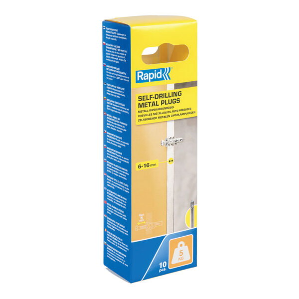 BLISTER 10 UNIDADES AUTOPERFORANTE M13x31 TORNILLO Ø4 5001558 RAPID - Imagen 2