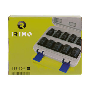 VASOS DE IMPACTO 1/2", 10 UNIDADES, 10-24mm 167-10-4