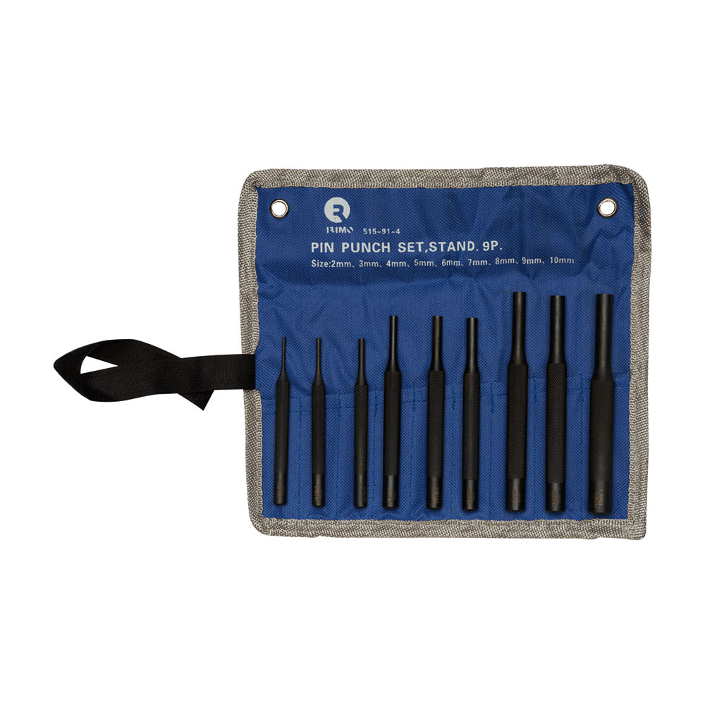 JUEGO DE 9 BOTADORES CILÍNDRICOS ESTRIADOS (2,3,4,5,6,7,8,9,10mm) 515-91-4