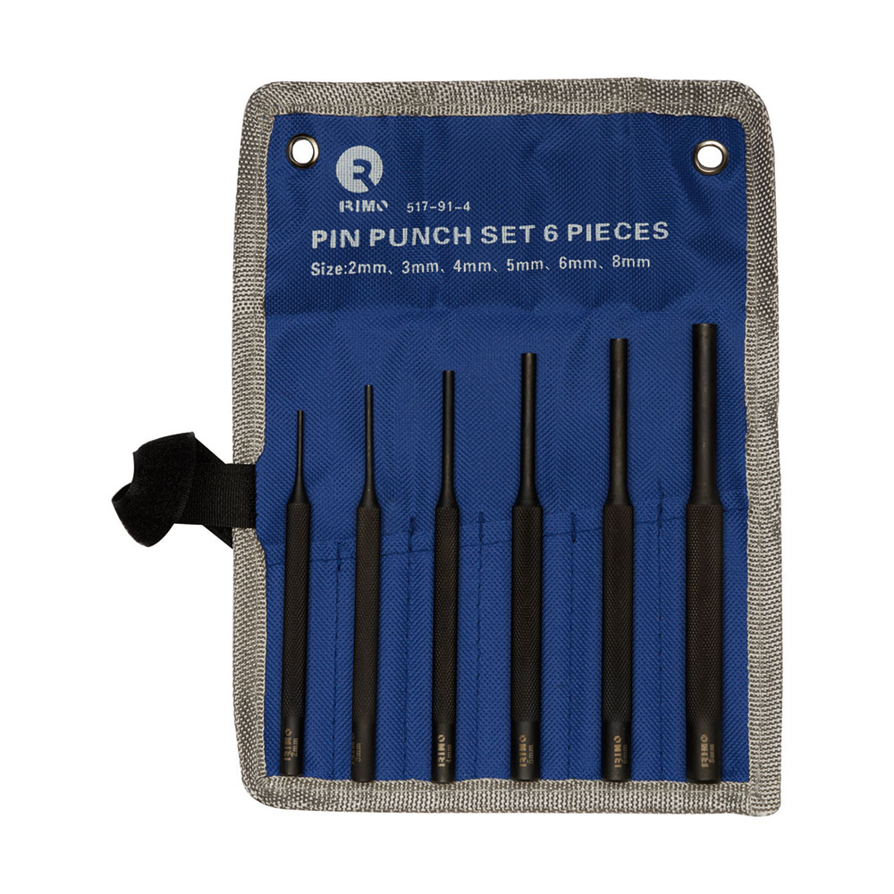 JUEGO DE 6 BOTADORES CILÍNDRICOS (2,3,4,5,6,8mm), LARGOS 517-91-4