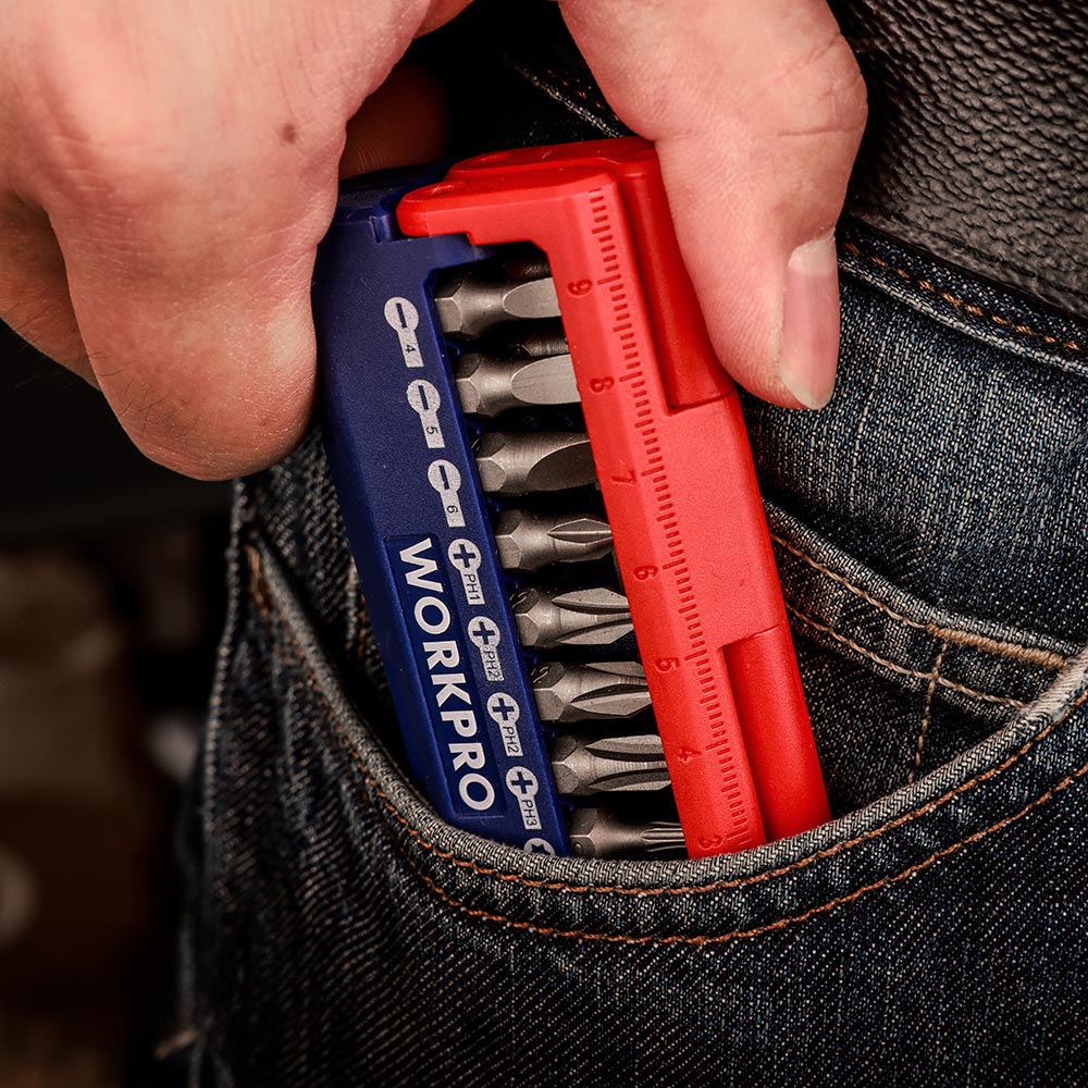PUNTAS DESTORNILLADOR, JUEGO 13 PIEZAS (MÉTRICO). WORKPRO - Imagen 4