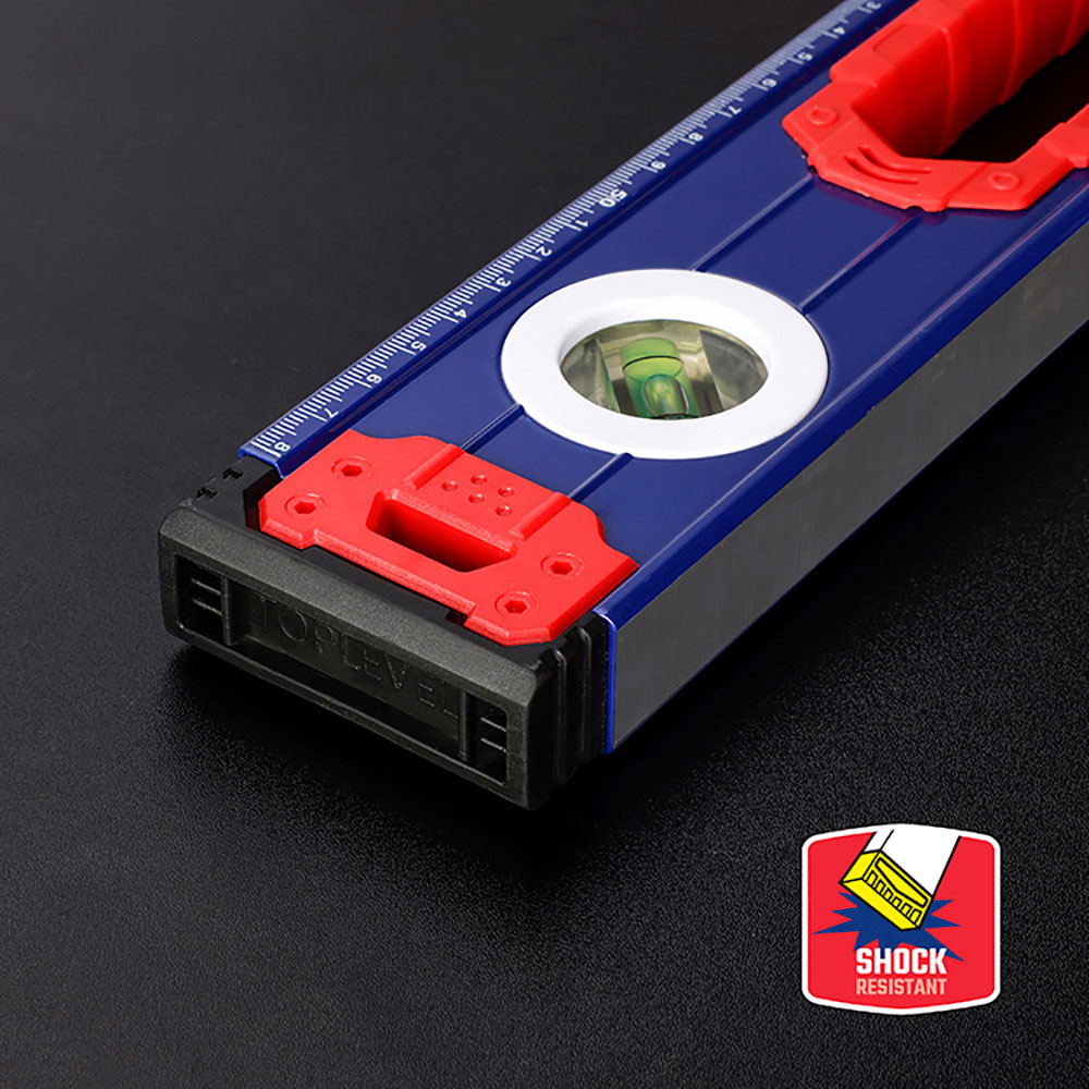 NIVEL DE BURBUJA C/BASE MÁGNETICA 60cm. WORKPRO - Imagen 3