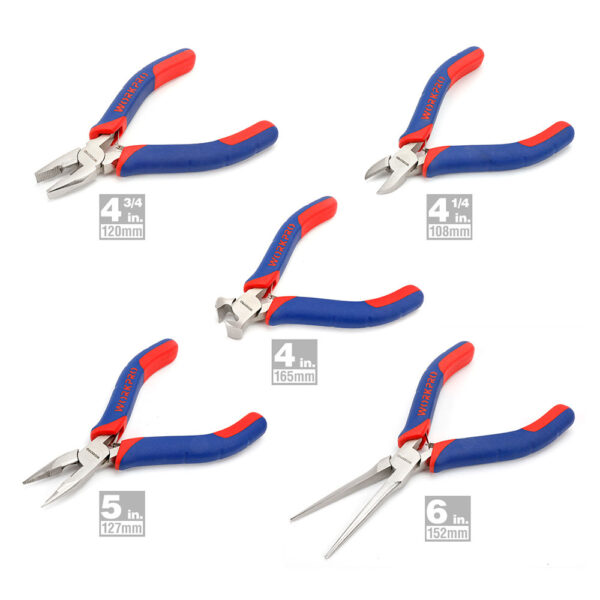 ALICATE MINIATURA, 5Piezas. WORKPRO