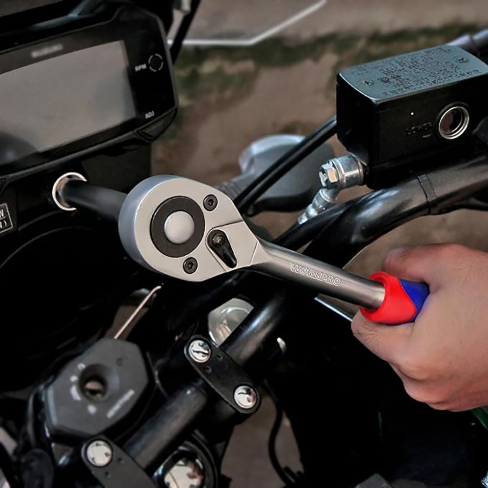 LLAVE DE VASO, JUEGO 14 PIEZAS DE 1/4 ". WORKPRO - Imagen 2