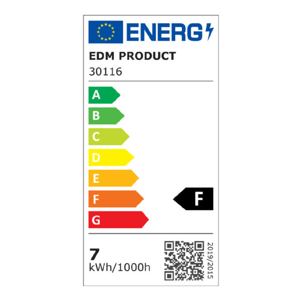 FLEXO LED SOBREMESA 7W 400lm 4000K COLOR BLANCO 9x13x33cm EDM