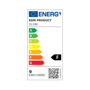 TUBO LED T8 9W 900lm 6500K LUZ FRIA (EQ.18W) Ø2,6x60cm EDM
