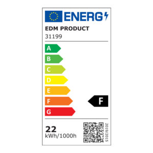 TUBO LED T8 22W 2400lm 4000K LUZ DIA (EQ.58W) Ø2,6x150cm EDM