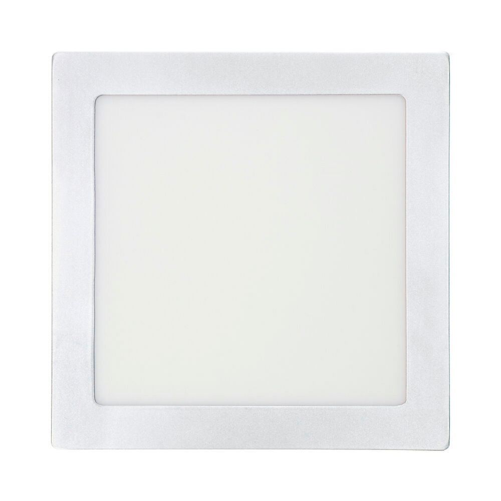 DOWNLIGHT LED SUPERFICIE CUADRADO 20W 1500lm 4000K LUZ DIA BLANCO 22x22x3,5cm EDM