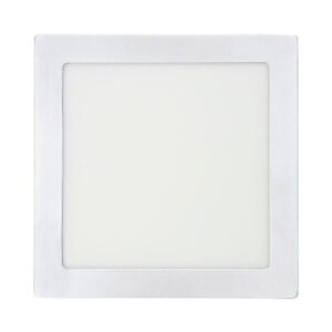 DOWNLIGHT LED SUPERFICIE CUADRADO 20W 1500lm 4000K LUZ DIA CROMADO 22x22x3cm EDM
