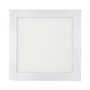 DOWNLIGHT LED SUPERFICIE CUADRADO 20W 1500lm 6400K LUZ FRIA CROMADO 22x22x3,5cm EDM
