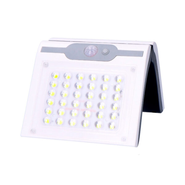 13APLIQUE SOLAR 2W 220Lm 6.500K CON SENSOR COLOR BLANCO EDM