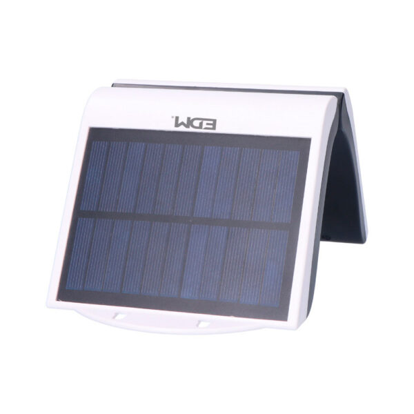 13APLIQUE SOLAR 2W 220Lm 6.500K CON SENSOR COLOR BLANCO EDM - Imagen 3