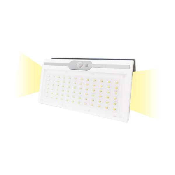 APLIQUE SOLAR 6W 430Lm 6.500K CON SENSOR COLOR BLANCO EDM - Imagen 2