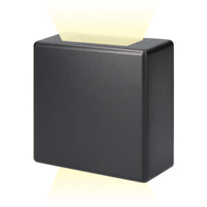 APLIQUE LED 3W 237lm 4000K LUZ DIA IP54 11.5x11.5x5cm CUADRADO 2 PROYECCIONES EDM