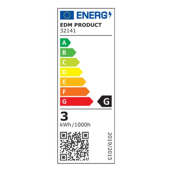 APLIQUE LED 3W 237lm 4000K LUZ DIA IP54 11.5x11.5x5cm CUADRADO 2 PROYECCIONES EDM - Imagen 3