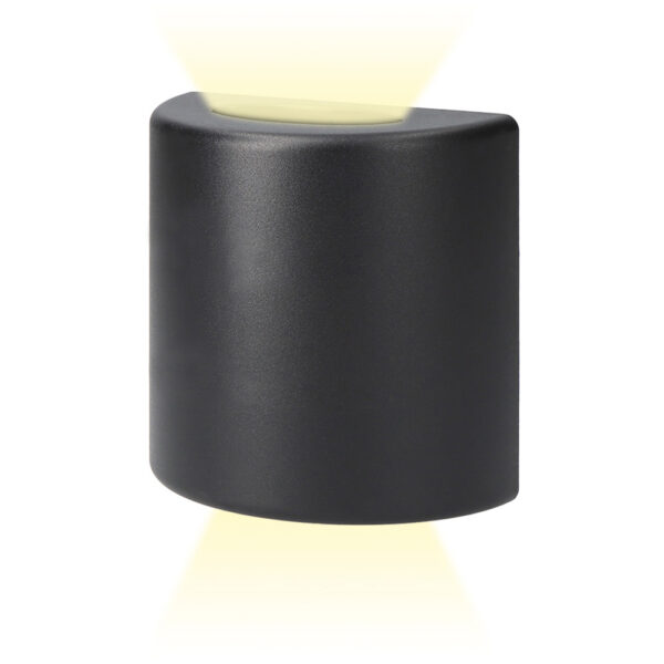 APLIQUE LED 3W 60lm 4000K LUZ DIA IP54 12x12x6cm OVALADO EDM
