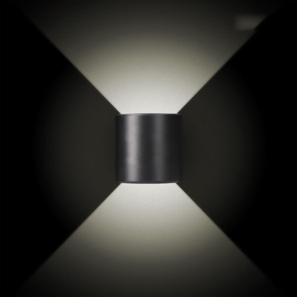 APLIQUE LED 3W 60lm 4000K LUZ DIA IP54 12x12x6cm OVALADO EDM - Imagen 2