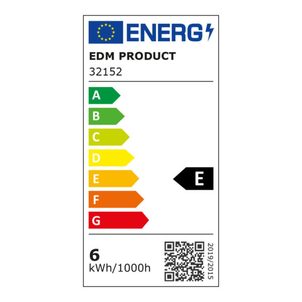 APLIQUE LED 6W 200lm 4000K LUZ DIA IP65 RECTANGULAR EDM - Imagen 2