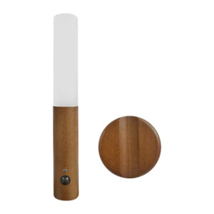 LÁMPARA DE PARED RECARGABLE LED 1W 60lm 3.000K CON SENSOR MOVIMIENTO