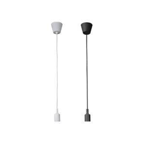 COLGANTE DE SILICONA E27 60W COLOR BLANCO EDM