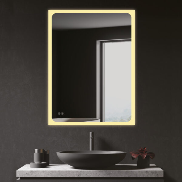 ESPEJO RECTANGULAR CON LED 20W 80x60cm EDM - Imagen 3