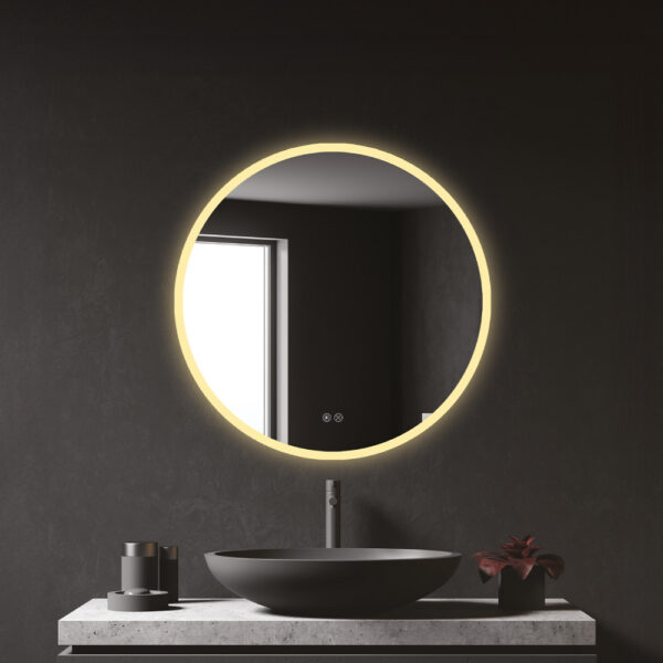 ESPEJO REDONDO CON LED 20W 60cm EDM - Imagen 3