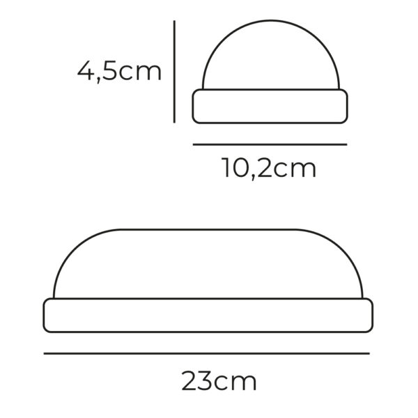 APLIQUE OVAL LED CON SENSOR  CREPUSCULAR Y DE MOVIMIENTO 18W 1820lm 4.000K EDM - Imagen 2