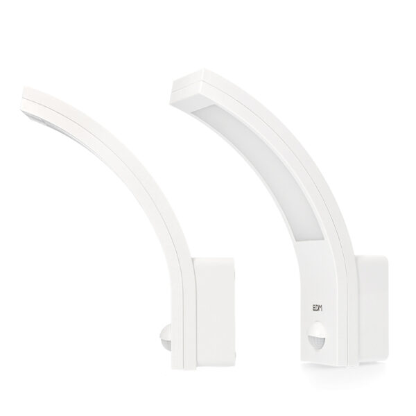 APLIQUE EXTERIOR LED 10W 16586m 6400K IP54 6,6x18,8x25cm CON SENSOR DE MOVIMIENTO EDM